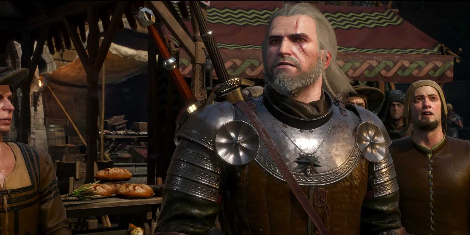 Geralt looking up in The Witcher 3: Wild Hunt