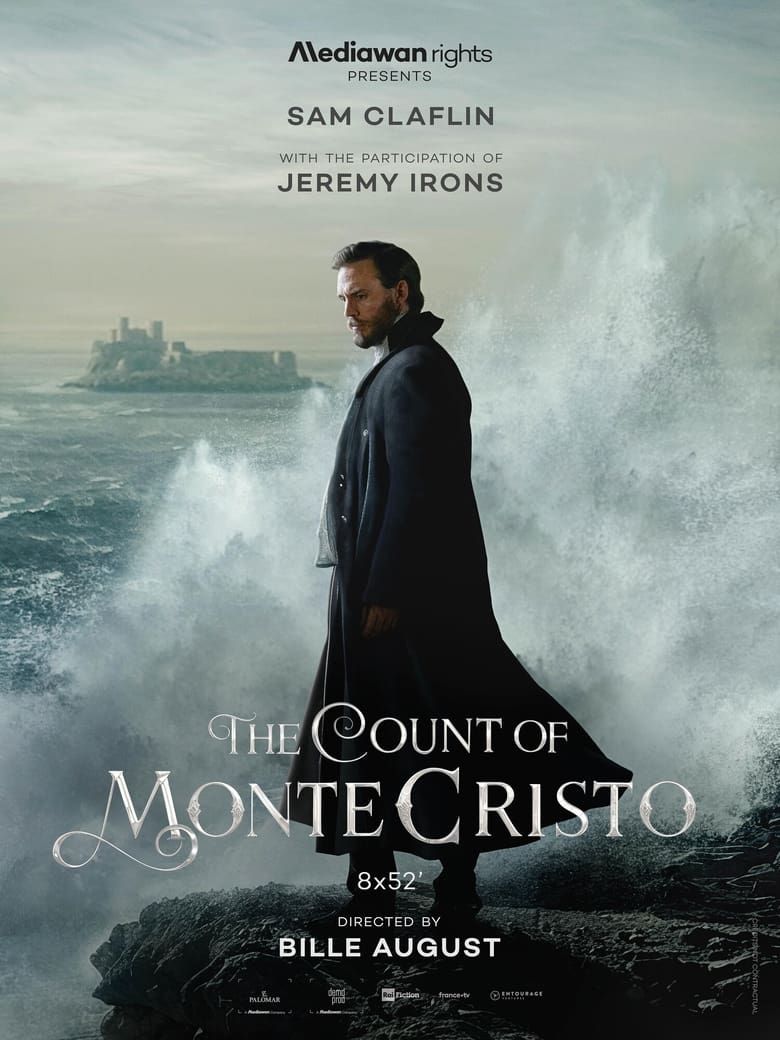 Sam Claflin e Jeremy Irons em 'O Conde de Monte Cristo'