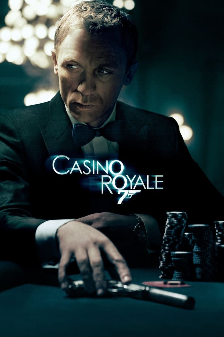 Poster do filme Casino Royale com Daniel Craig.
