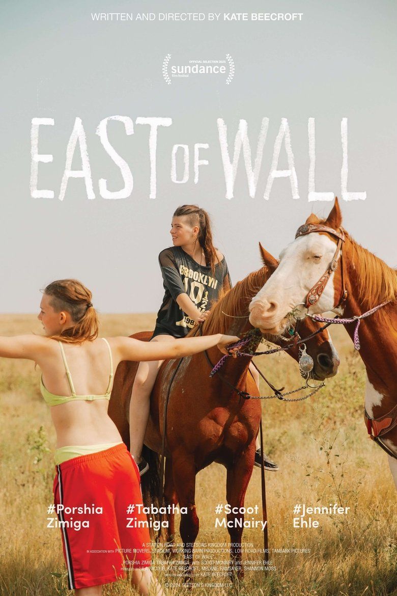 Pôster oficial do filme East of Wall com Tabatha Zimiga