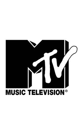 MTV Logo Black on White