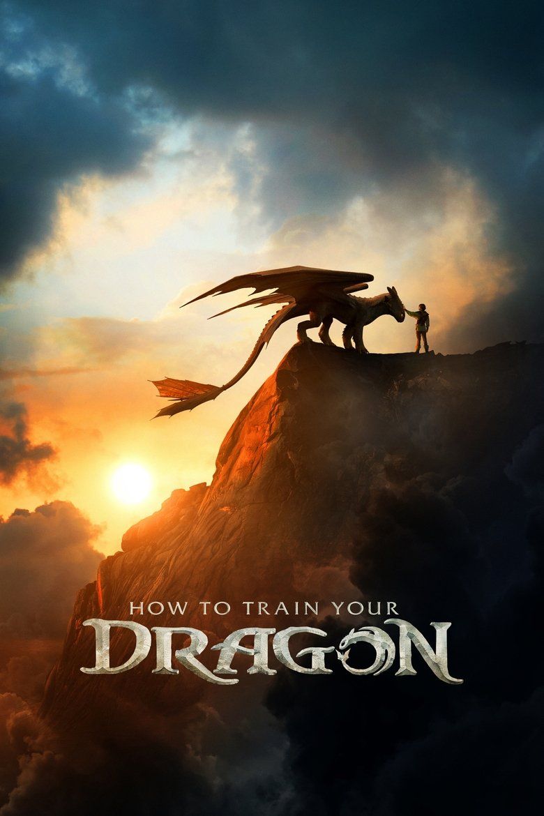 Poster do filme live-action Como Treinar o Seu Dragão com Mason Thames.