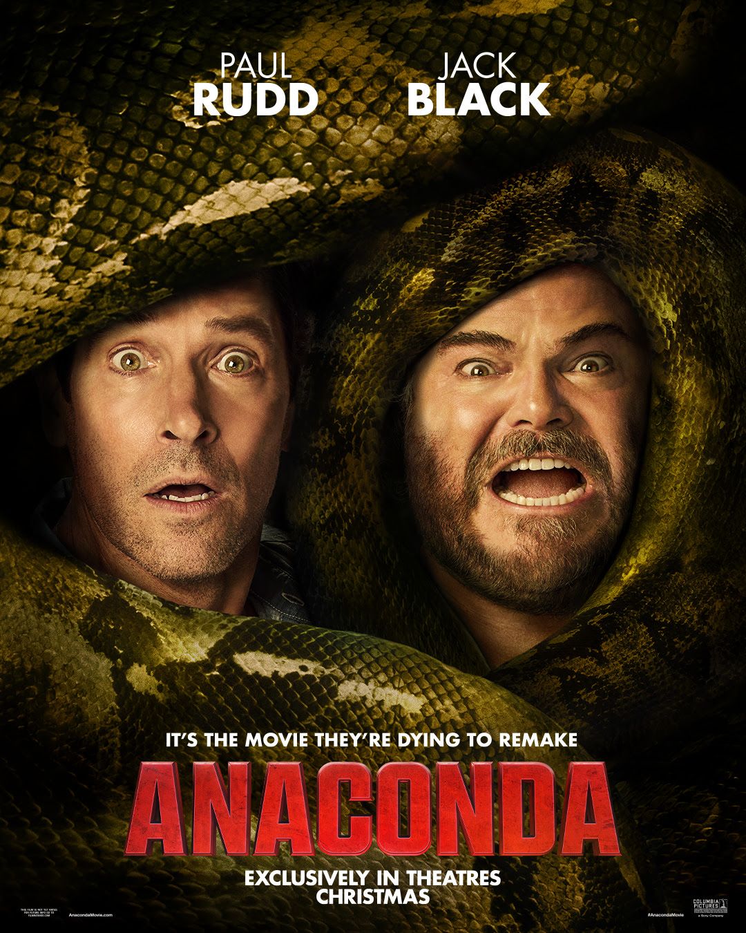 Pôster oficial do reboot de Anaconda (2025)