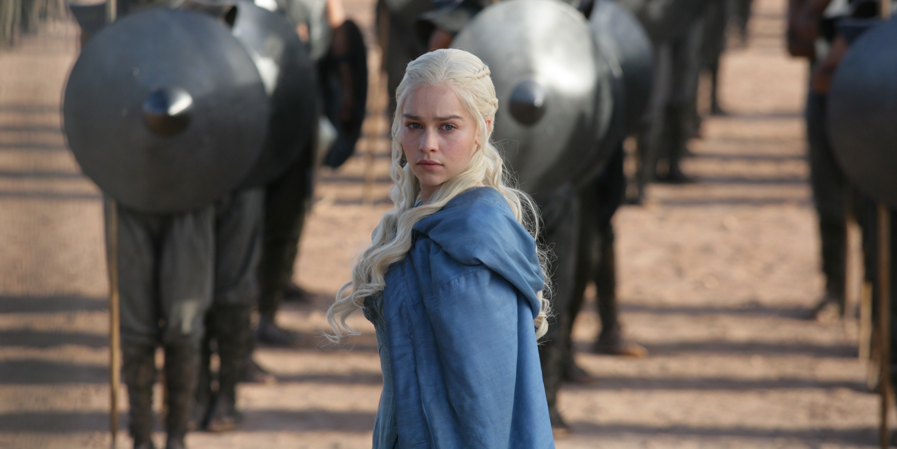 Daenerys Targaryen em destaque em Game of Thrones.