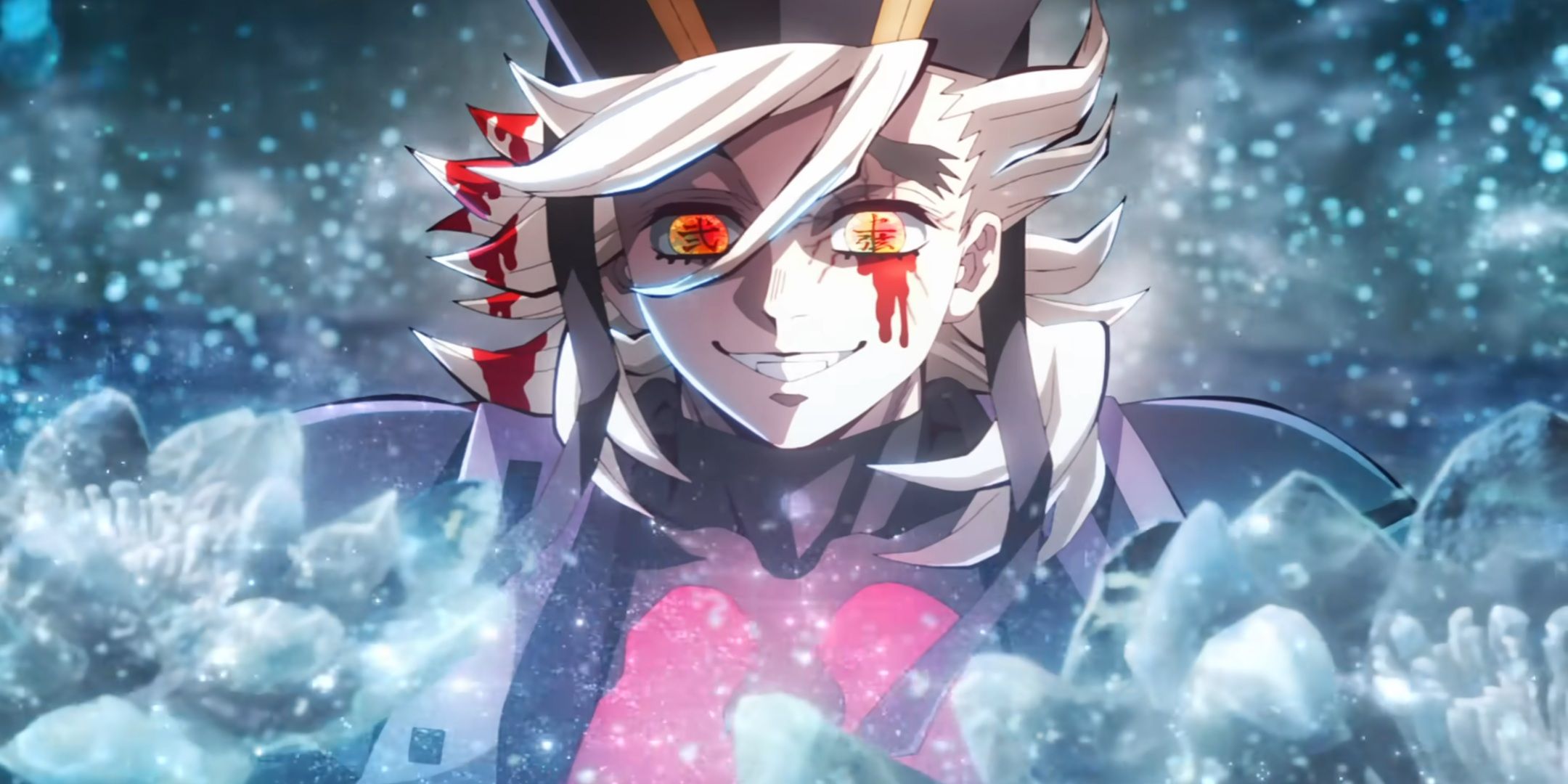Doma em uma cena de Demon Slayer: Kimetsu no Yaiba – The Movie: Infinity Castle.