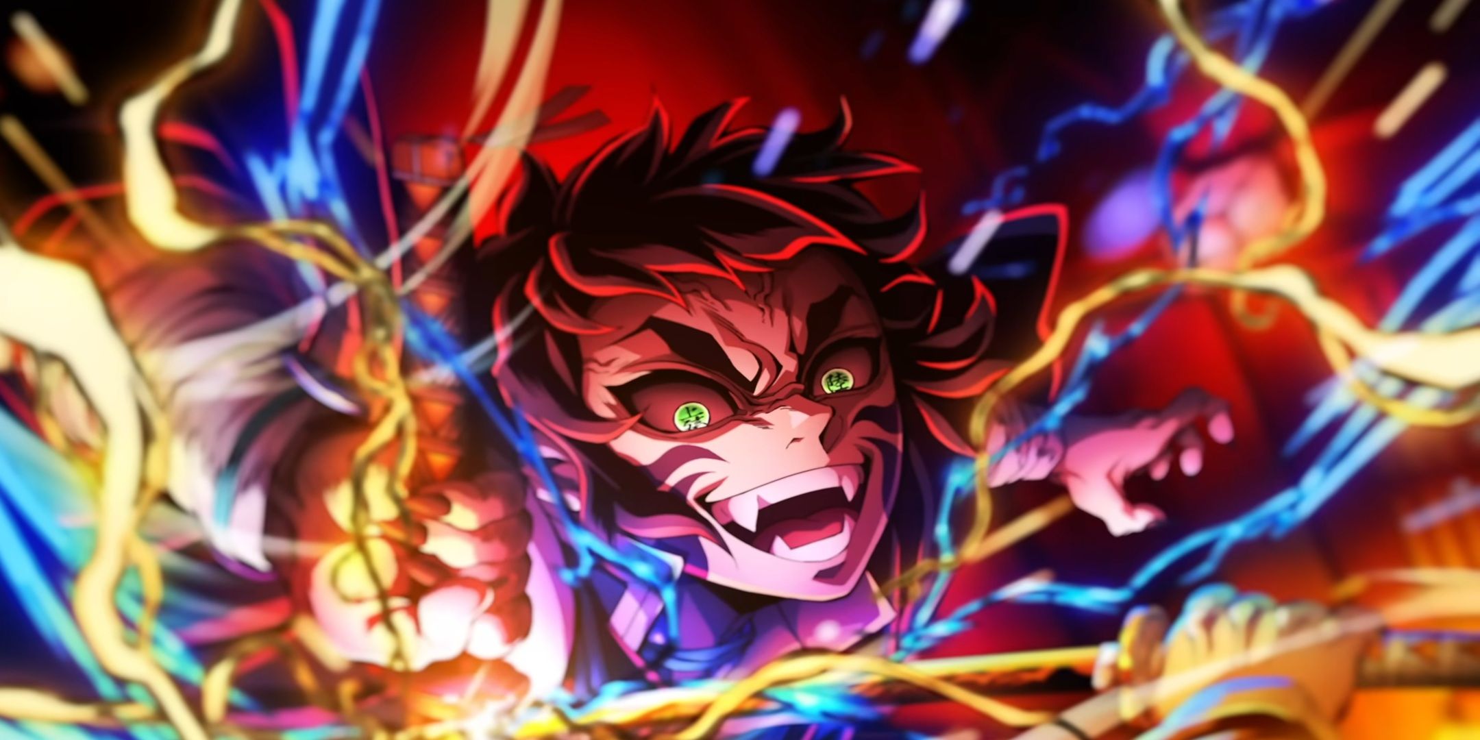 Kaigaku em uma cena de Demon Slayer: Kimetsu no Yaiba – The Movie: Infinity Castle.