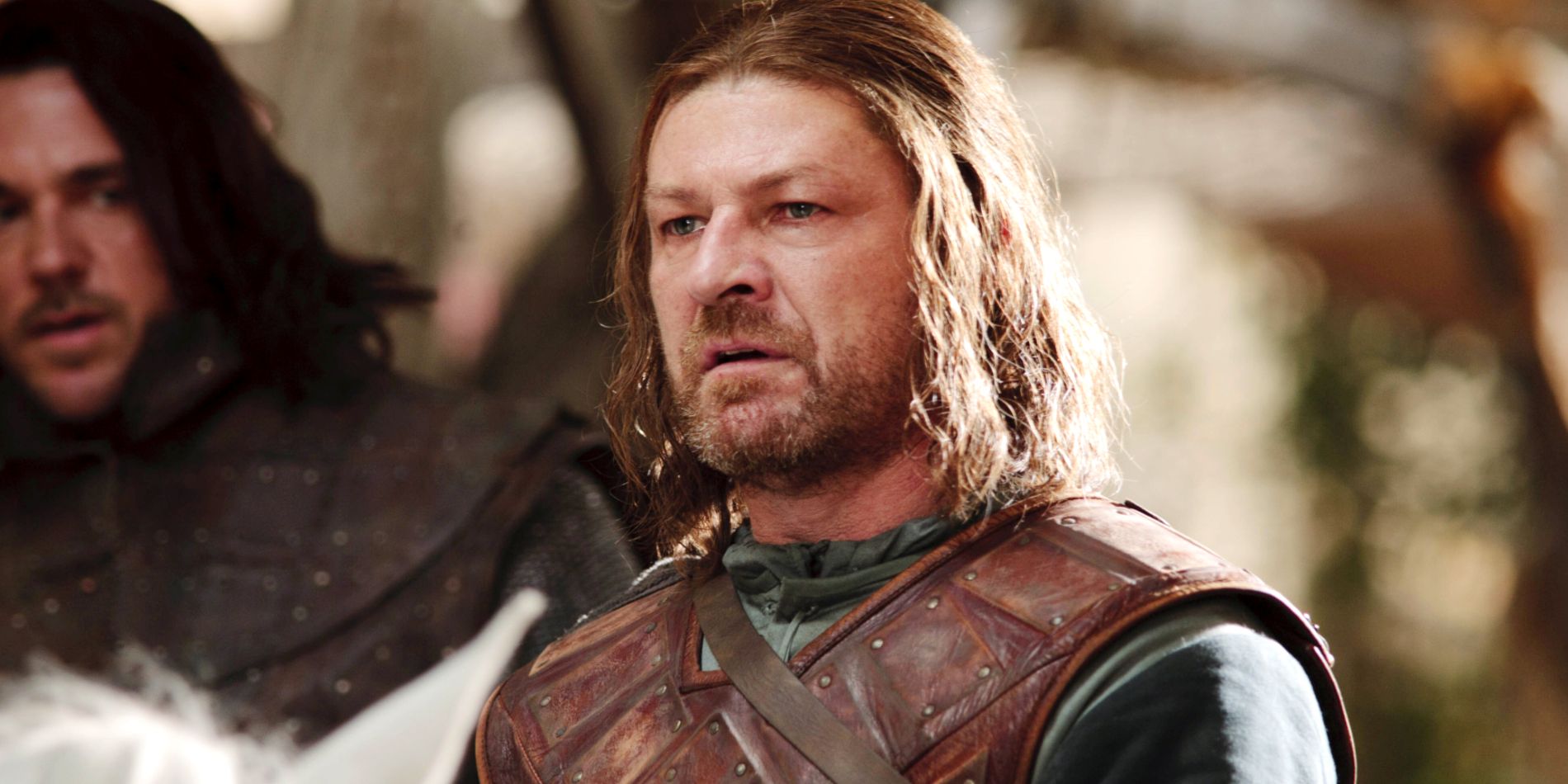 Sean Bean como Ned Stark na primeira temporada de Game of Thrones.