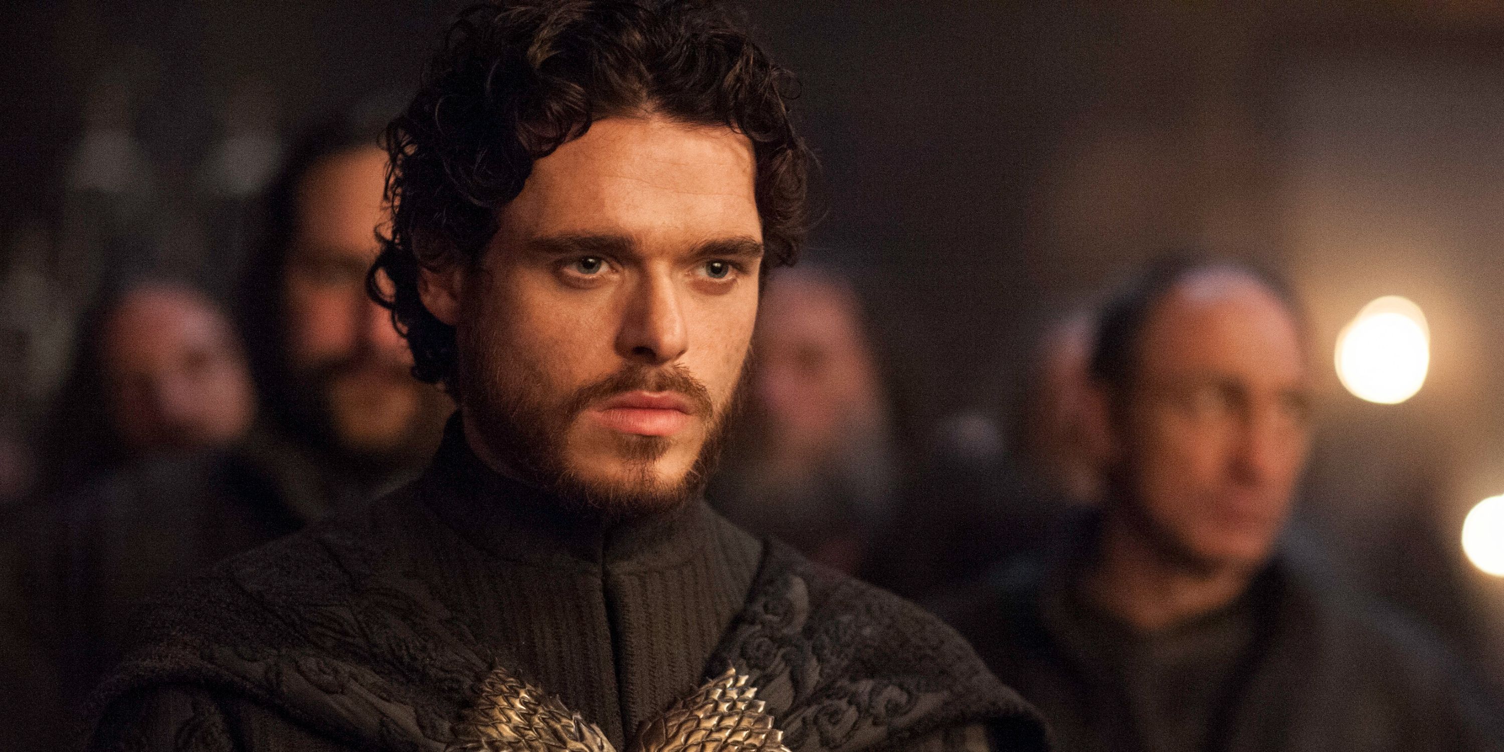 Richard Madden como Robb Stark em Game of Thrones.