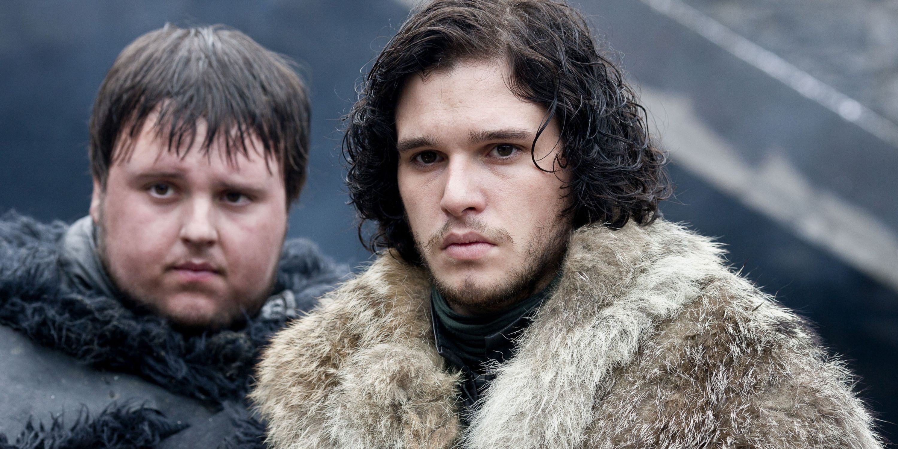 Samwell Tarly e Jon Snow em Game of Thrones.