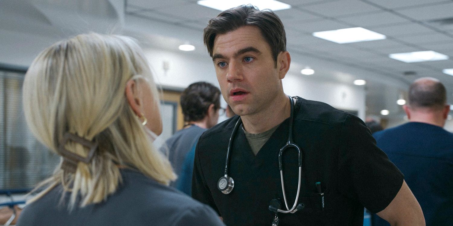 Cena do episódio 15 da 1ª temporada de The Pitt.