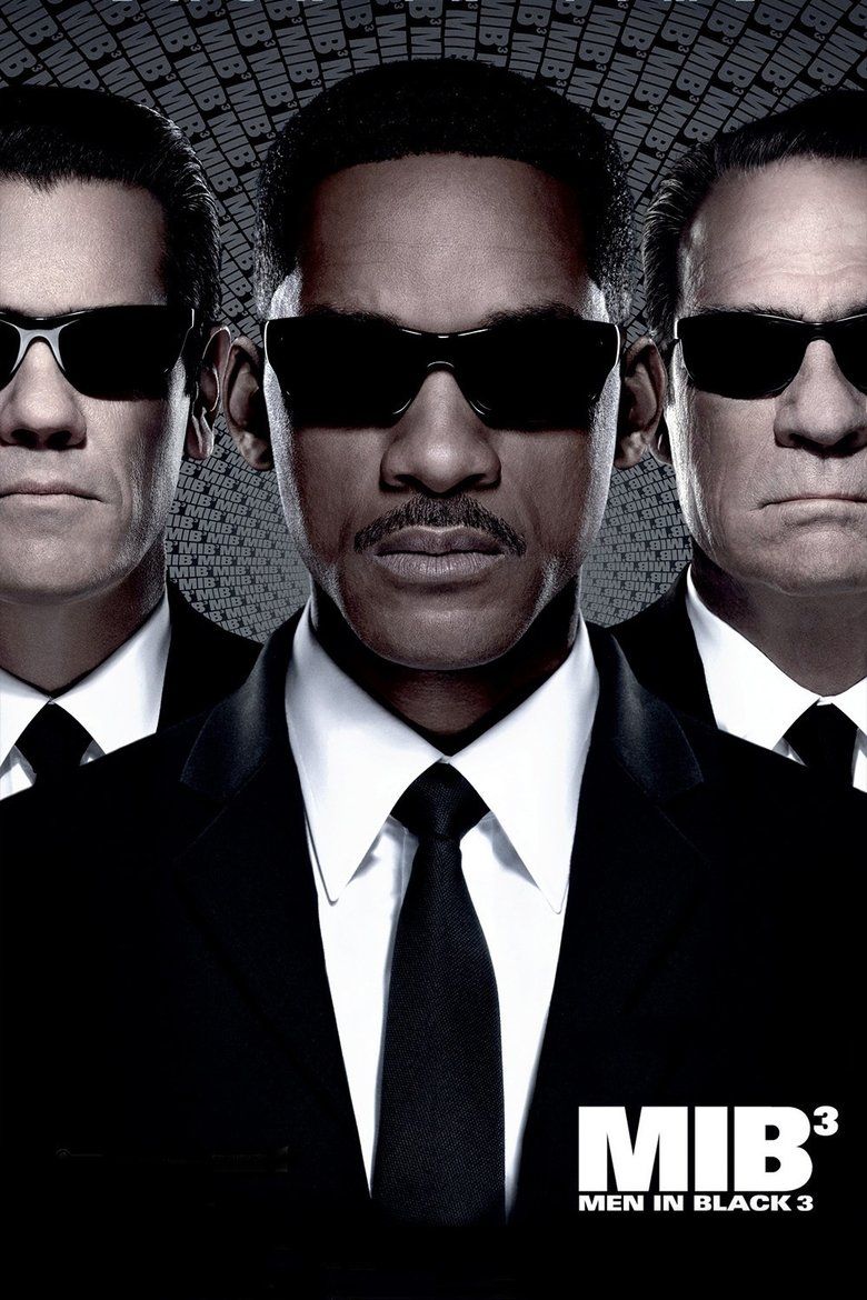 Poster do filme Men in Black 3 com Will Smith e Josh Brolin.
