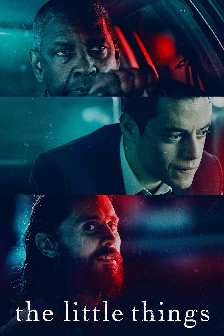 Pôster do filme O Pequenas Coisas com Denzel Washington e Rami Malek