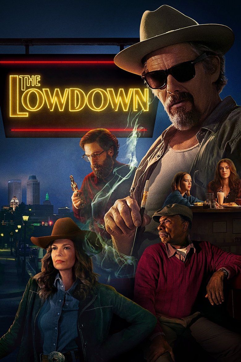 Poster oficial da série The Lowdown com Ethan Hawke.