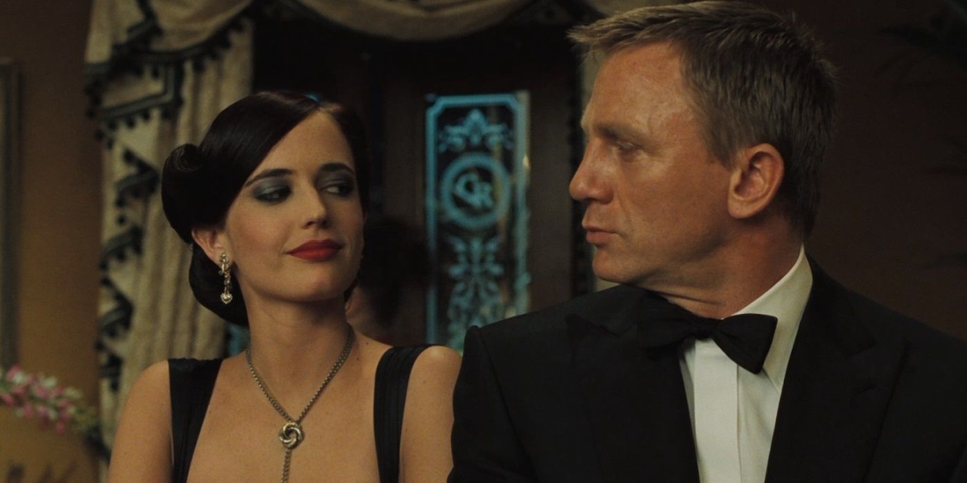 James Bond e Vesper Lynd em uma cena de Casino Royale.