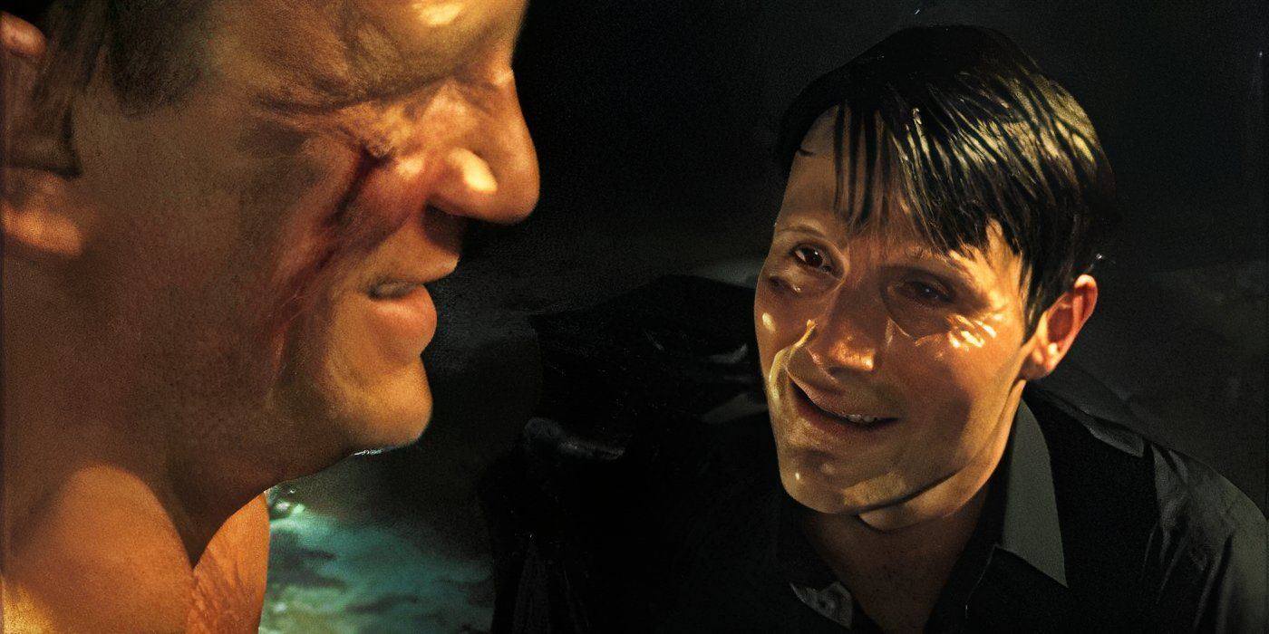 Le Chiffre torturando Bond em Casino Royale.