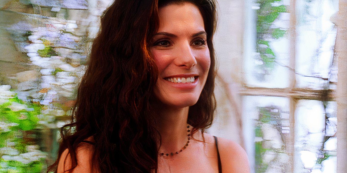 Sandra Bullock sorrindo em Jovens Bruxas