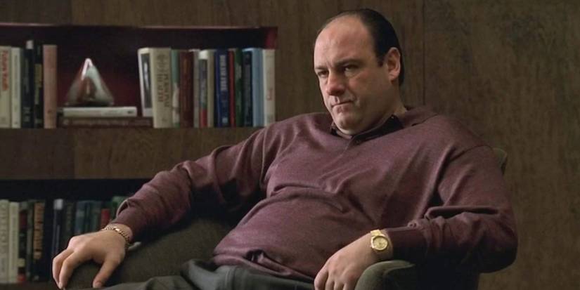 Tony Soprano in Dr. Melfi's office in 'The Sopranos'