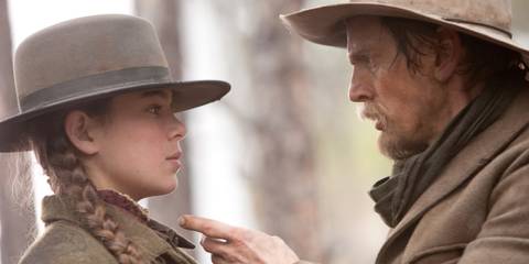 Hailee Steinfeld and Barry Pepper in True Grit (2010)