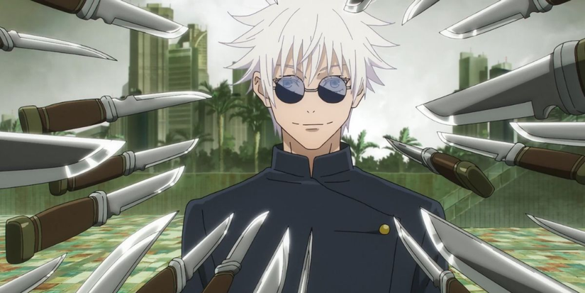 Gojo in Jujutsu Kaisen Hidden Inventory arc.