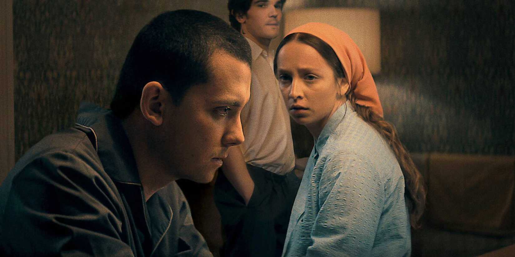 Asa Butterfield, Molly Windsor, and Fra Fee in a promotional image for 'Unchosen'