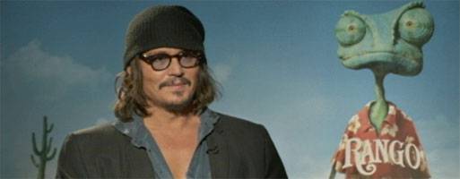 Johnny Depp Interview RANGO