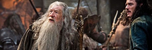 The Hobbit: The Battle of the Five Armies Image Featuring Ian McKellen and  Luke Evans, image size:600x200