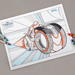 tron-legacy-coloring-page