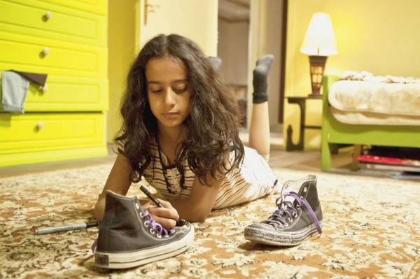 WADJDA Review. WADJDA Stars Waad Mohammed and Reem Abdullah